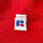 Vintage‎ Russell Athletic Red Christmas Sweatshirt XL Jingle Cross Photo 8