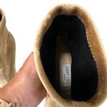 Jimmy Choo  Louella 90 Velvet Sock Booties Golden Tan IT 36 US 6 Photo 10