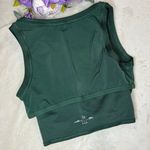 Aerie Offline Green Shine Knotted Crop Top Photo 12