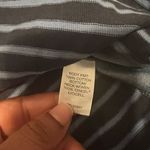 J.Jill Striped Cotton Knit Dress with Chambray Hem Detail‎ Medium Blue Photo 4