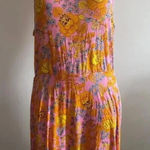 Agnes & Dora NWT Women's Pink Orange Floral Fisher Dress Size XXXL Photo 0