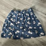 American Eagle  Floral Mini Skirt in Blue with white floral Size Small Photo 2