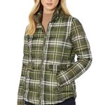 Lauren Ralph Lauren Green Plaid Puffer Quilted Jacket Loden Check size medium Photo 1