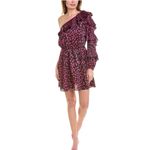 The Kooples NWT Daisy Dots Mini Dress in Black and Pink Size Small US FR 1 Photo 2