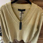 House of Harlow NWT  Striped V-Neck Sweater Photo 1