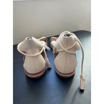 Lucky Brand Womens Leather White Lace Up Tassle Gladiator Sandals sz 8 Boho Chic Photo 5