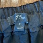 J.Crew velvet black high rise pull on pants size 2 Photo 6