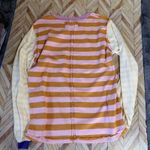 We The Free  People Sawyer Striped Long Sleeve Shirt S Colorblock Cotton Comfy Photo 9