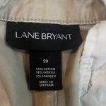 Lane Bryant Khaki Chino Flat Front Casual Straight Trouser Pants Tan Size 20 Photo 2