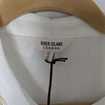 River Island White Blouse with Jeweled Collar Nwt With Flaws Sz 8 Photo 1