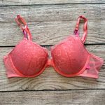 Victoria's Secret NEW  Underwire‎ Pink Lace Demi Bra Womens Size 36B Lined NWT Photo 1