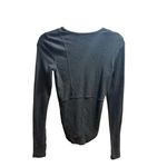 Free People Lucky Lace Up Deep V-Neck Long Sleeve Shirt Top Henley Thermal Sz XS Photo 3