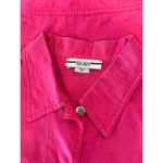 VINTAGE Escada Womens Jacket Pink Button Up Denim Trucker Long Sleeve 40 US XS Photo 2
