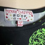 Poof! Poof New York Green and Black Warm Christmas Top Photo 4