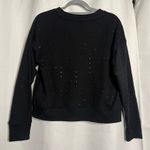 DKNY  Sport Black Rhinestone Crewneck Sweatshirt XS Photo 4