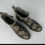 Lucky Brand Basil H2O Snakeskin Rain Boots Sz 6 Photo 2