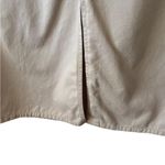 Vintage Fashion Bug Beige Denim Front Slit Maxi Skirt. Size 8 Tan Photo 2