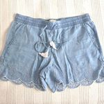 st. john's bay  Embroidered Chambray Shorts L Photo 0