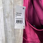 Crystal Doll Crystal Dolls Sleeveless Short Sheath Size 9 Jr. Burgundy Party Cocktail Dress Photo 5