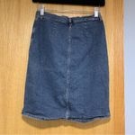 Mavi Melanie Knee Length Denim Skirt with Front Slit Photo 1
