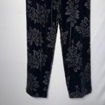Vintage Academia Whimsigoth Rayon Silk Velvet Rose Mesh Double Lined Loose Pants Size M Photo 2