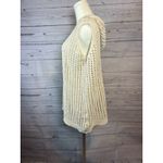 Nicole Miller Knit Beige Sleeveless Hoodie Artelier  XL Photo 2