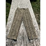 VINTAGE Fundamental Things Pants Women 14 Brown‎ High Rise Snake Skin Fall Brown Photo 3