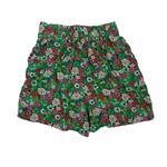 Koton Shorts EU 34 Green Floral Summer Vacation Resort Casual Cute Photo 1