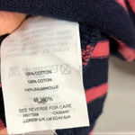 J.Crew High Neck Funnel Neck Sweater Nautical Striped Sweater Size XS Preppy Photo 5