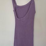 Michael Costello NWT  X Revolve Amari Ribbed dress light purple medium Photo 2