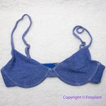 Beach Riot NEW Free People camilla bikini top, shine fabric, size S Photo 2