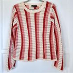 Lulu’s Retro Em Gee Pink Striped Crochet Top ..Size M Size M Photo 1