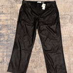 Abercrombie & Fitch Abercrombie the baggy low rise vegan leather pants Photo 0