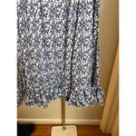 We are Sundays Cotton Midi Skirt with Purple Butterflies Ruffle Sz. 0 White Photo 6