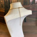 Source Unknown 0135 Articulated Fish Scale (or Leaf) Bib-Style Necklace in Mixed Metal Hues EUC Photo 1