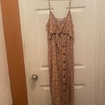 Mimi Chica  Floral Button-Front Midi Dress Photo 8