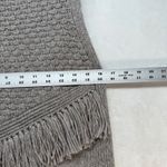 Nomad Anthropologie Morgan Carper Sweater Dress Fringe Knit Tunic Gray M Photo 1