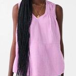Faherty Dream Cotton Gauze Ainsley Top in Nirvana Lavender Pink Purple | Small Photo 0
