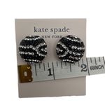 Kate Spade New York EARN YOUR STRIPES STATEMENT STUDS IN BLACK Photo 4