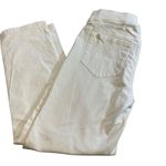 Calvin Klein Jeans Calvin Klein White Denim Straight‎ Leg Cropped Jeans - Size 6 Photo 2