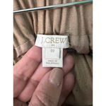 J.Crew Wool Blend Mini Skirt Tan Khaki Women's 00 | Elastic Waist Lined Pockets Photo 4