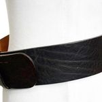 Hache Embellished Leather Western Belt Women’s Size 90/105 Brown Waist Thick Photo 3