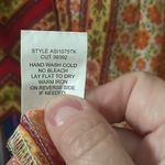 Fig & Flower Anthropologie Boho Flowy Women's Peasant Top XL Patchwork Hippie Orange Photo 4