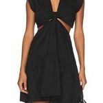 Steve Madden Amanda Black Cutout Twist Front Tiered Mini Dress XS Photo 0
