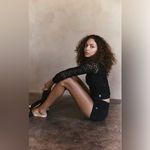 Free People Diamond Lace Mockneck Top Photo 3