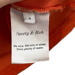 Sporty & Rich Disco Terry Cropped Tee Orange Short Sleeves Top Women’s Size S Photo 7