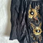 Tasha Polizzi Sequin Corset Top Size Medium Black Photo 4
