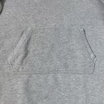 Lands' End Hooded Lounger Dress Womens Size XL Heather Gray Long Sleeve Kangaroo Photo 5