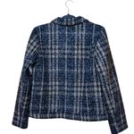 Nine West Blue Tweed Blazer Jacket Women’s M | Classic Chic Preppy Style | NWT Photo 3