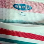 Old Navy  Holiday Striped Thermal Waffle Knit Top XS Photo 2